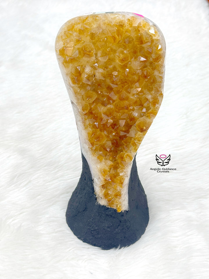 Citrine Standing Cluster 1