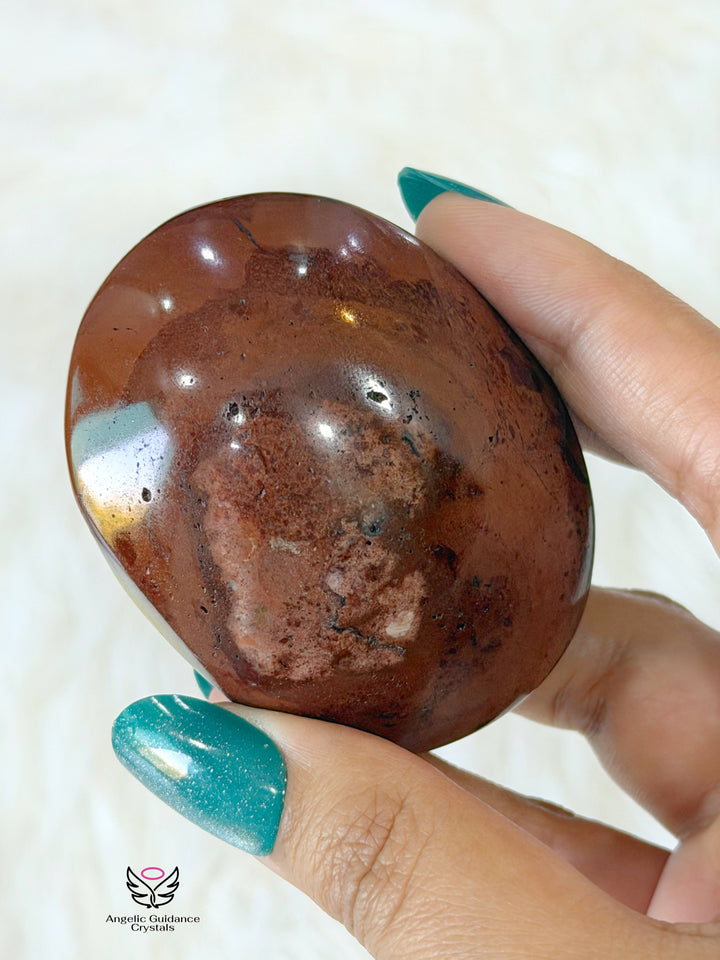 Red Jasper Palmstone