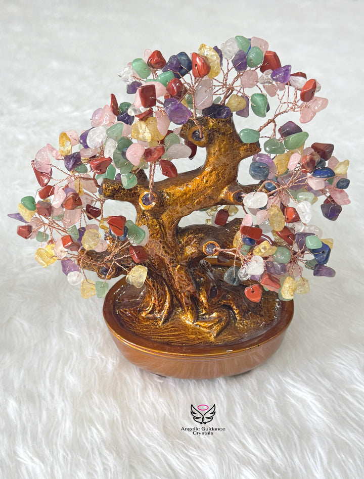Seven Chakra Crystal Tree