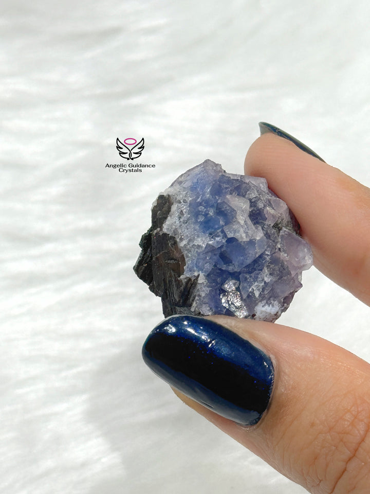 Blue Fluorite Raw Stone From Spain