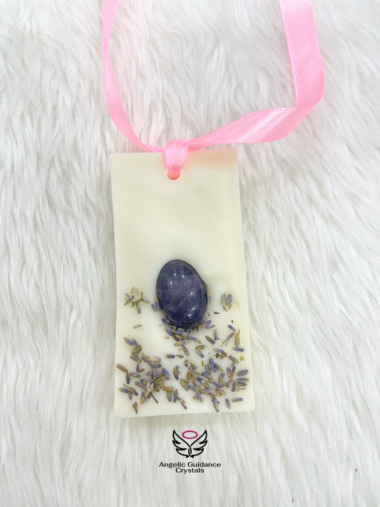 Amethyst Lavender Wax satchel