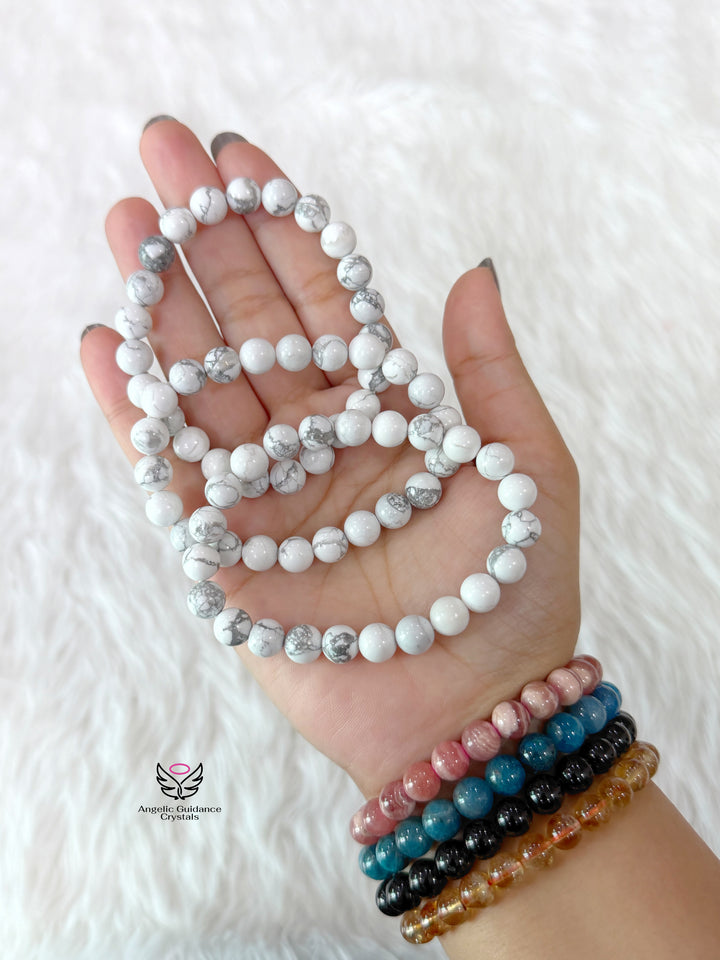 Howlite Bracelet 8mm