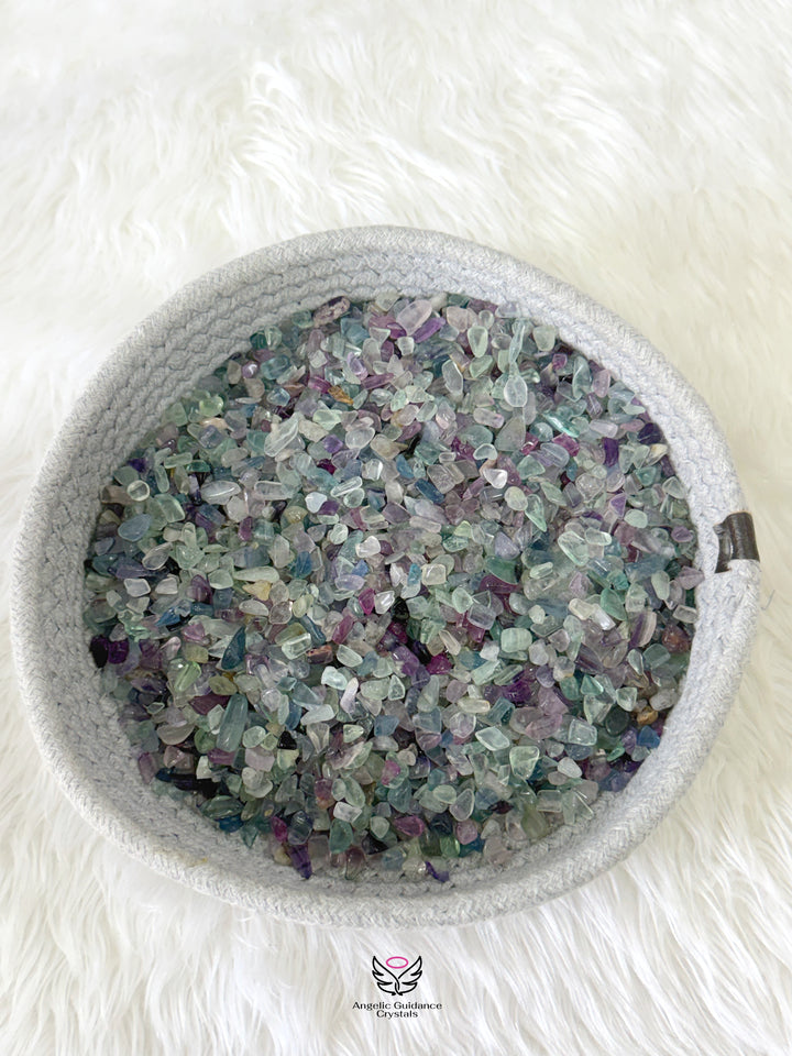 Rainbow Fluorite Chips