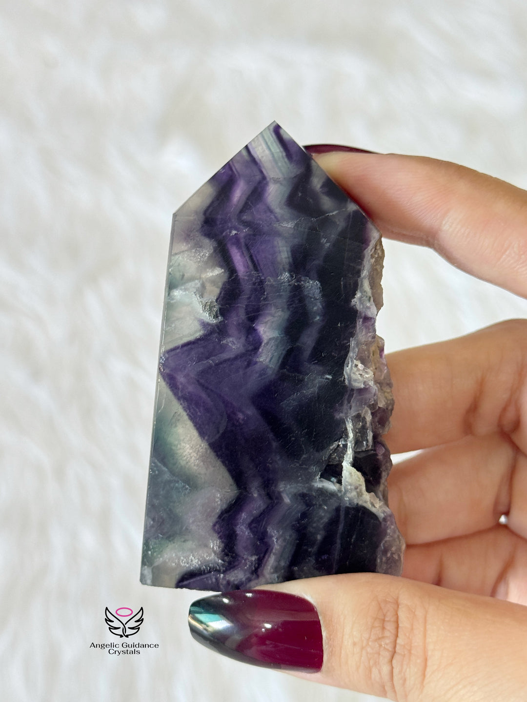 Rainbow Fluorite Raw Tower