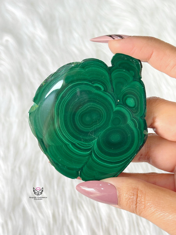 Malachite Raw Slice Large