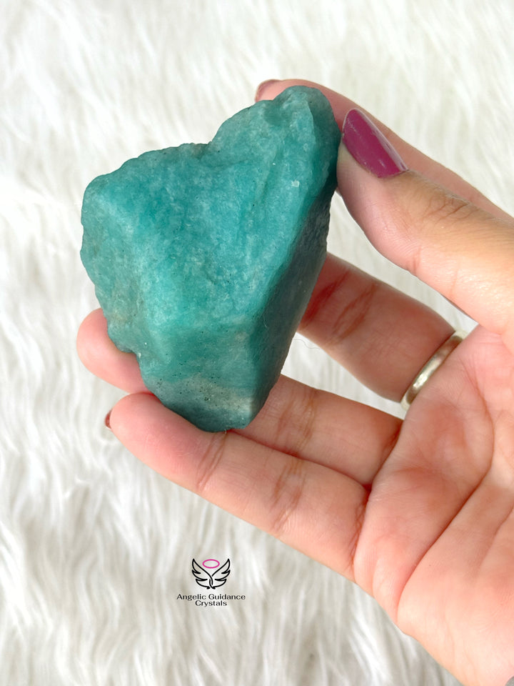 Amazonite Raw Stone Large Aaa