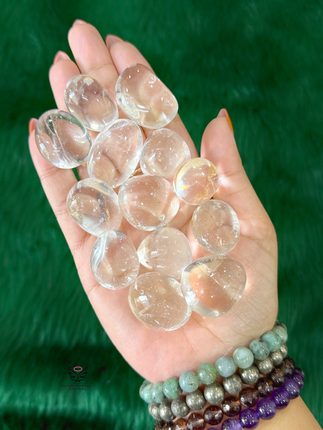 Clear Quartz Tumble Medium AAA