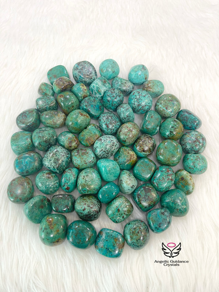 Chrysocolla Natural Tumble