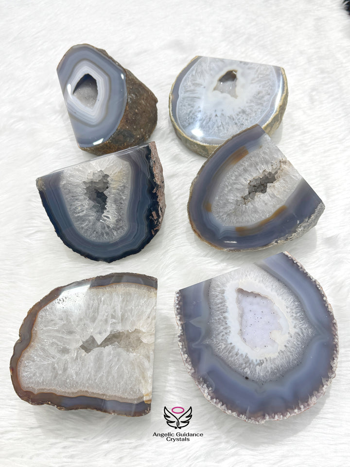 Agate Druzy Geode Freeform XL