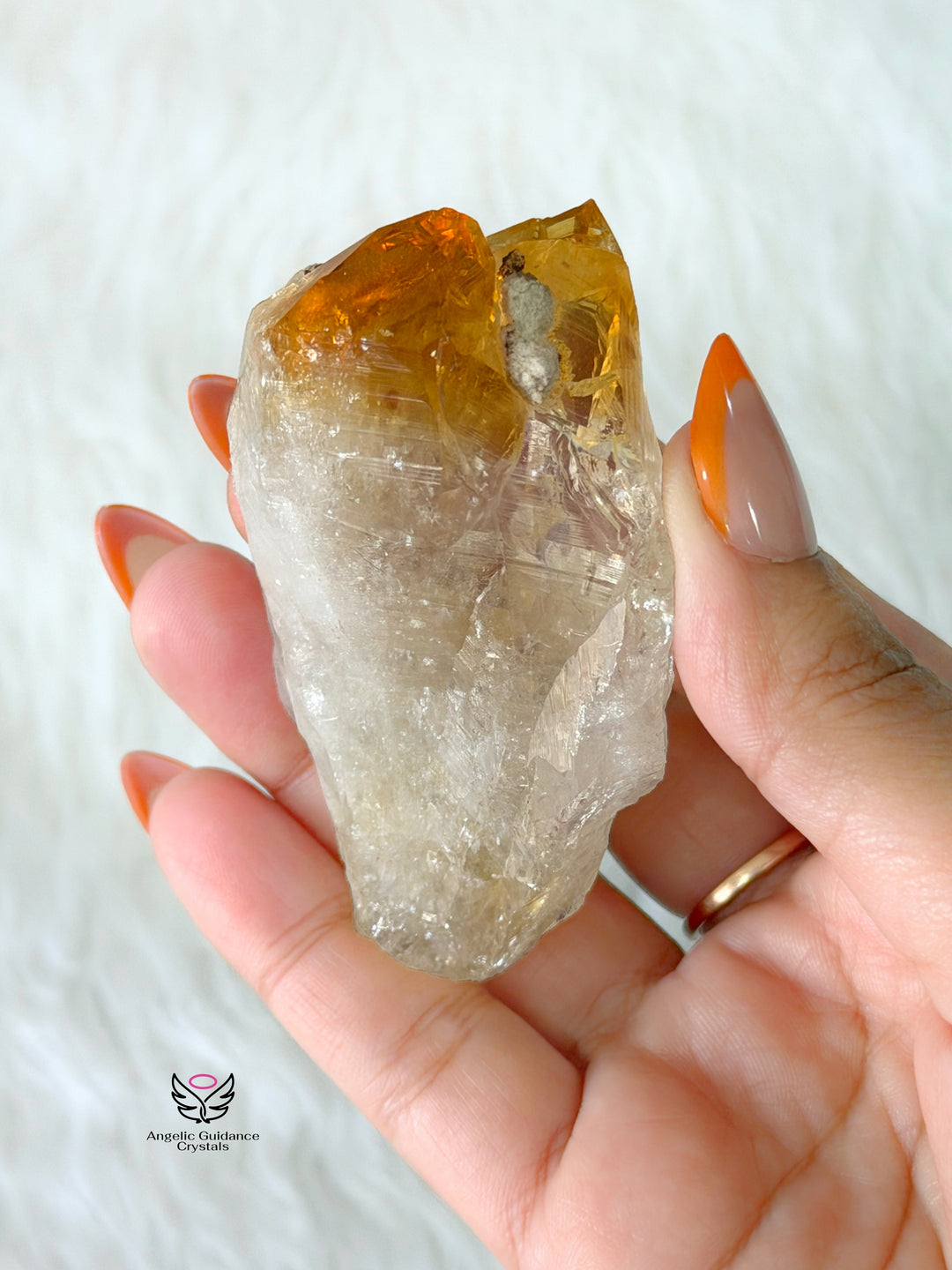 Citrine Raw Point Medium