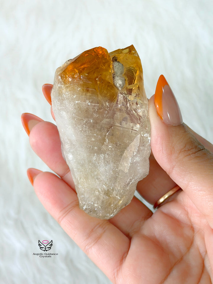 Citrine Raw Point Medium