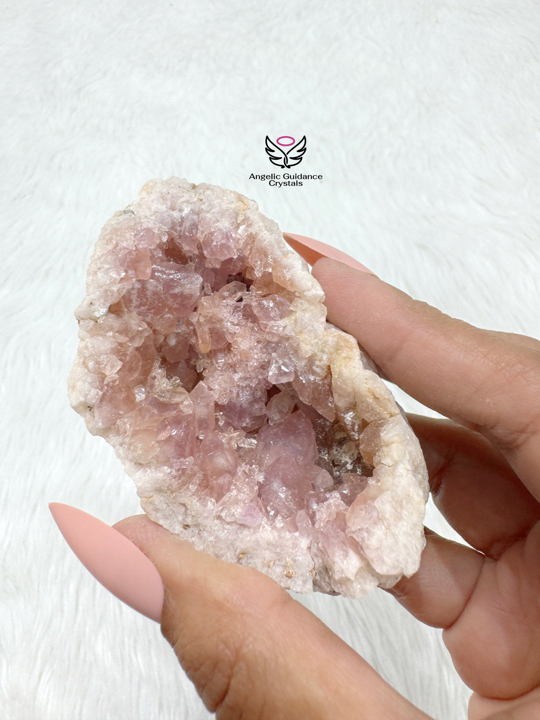 Pink Amethyst Cluster From Argentina