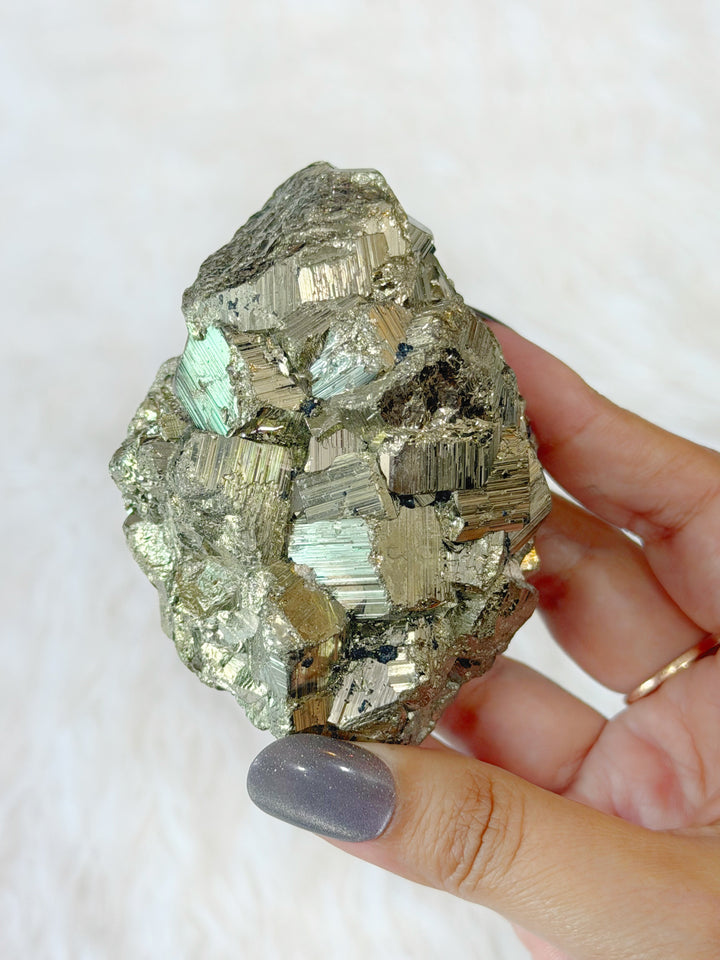 Pyrite Cubic Cluster 9