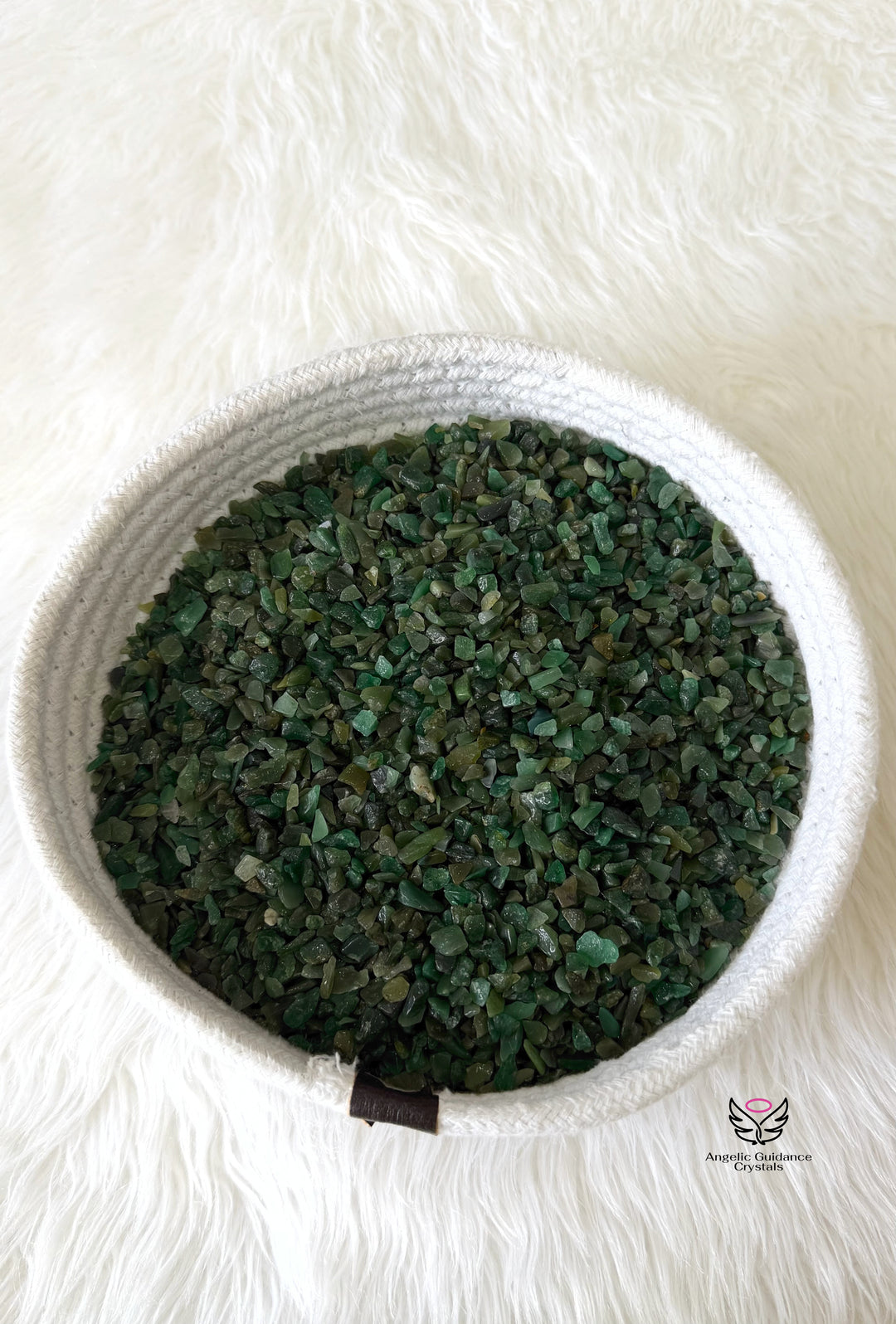 Green Aventurine Dark Chips