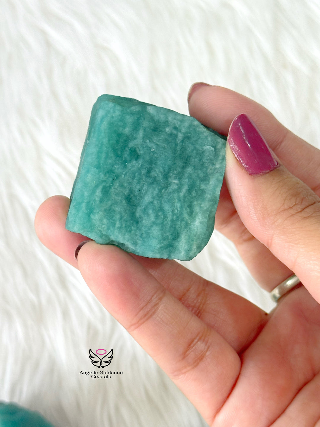 Amazonite Raw Stone Medium Aaa