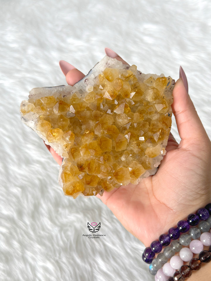 Citrine Cluster Large 6