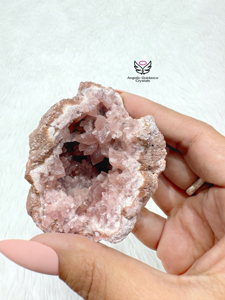 Pink Amethyst Cluster From Argentina