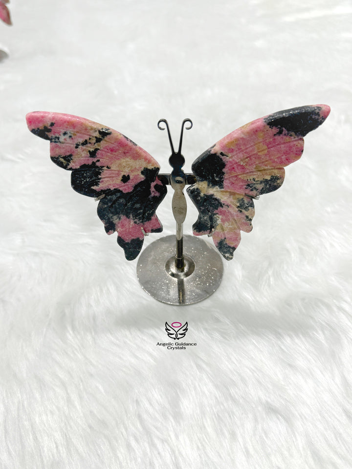 Rhodonite Butterfly