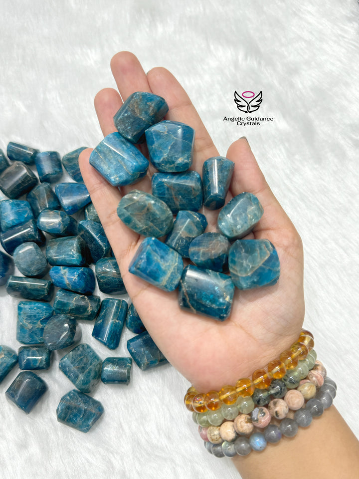 Blue Apatite Tumble