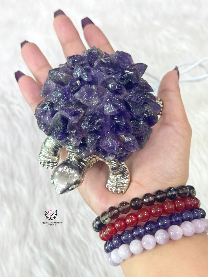 Amethyst Tortoise Lamp 3