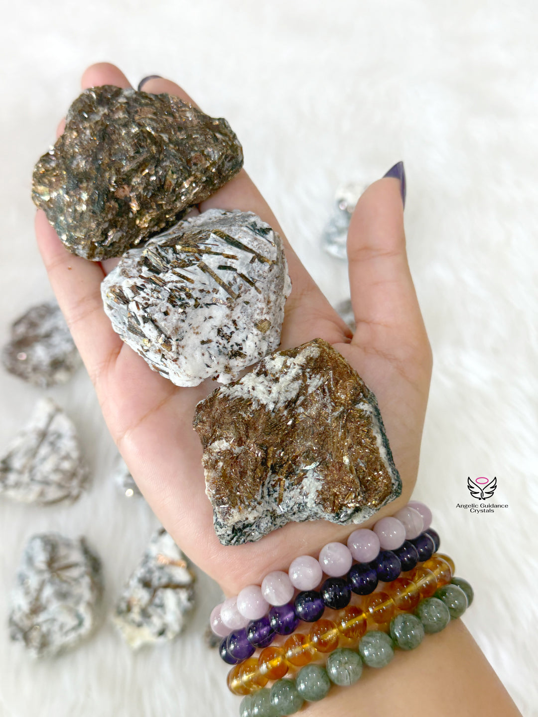Astrophyllite Raw Stone For Transformation &amp; Growth