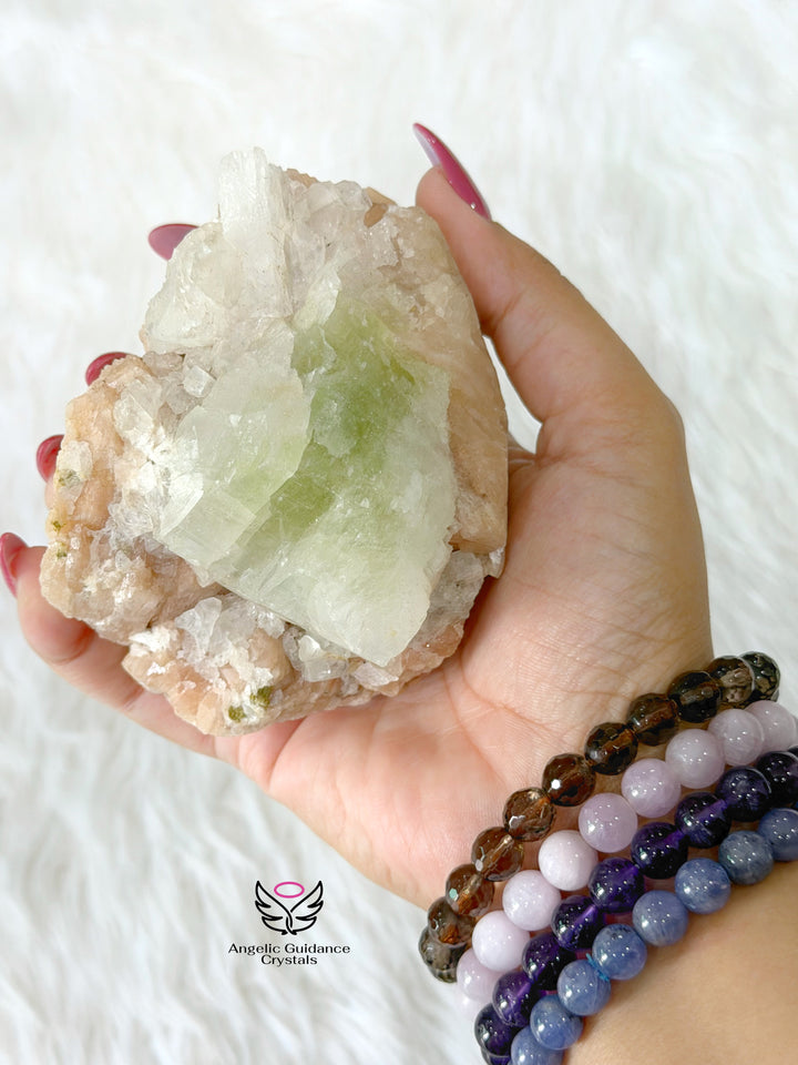 Green Apophyllite Cluster 