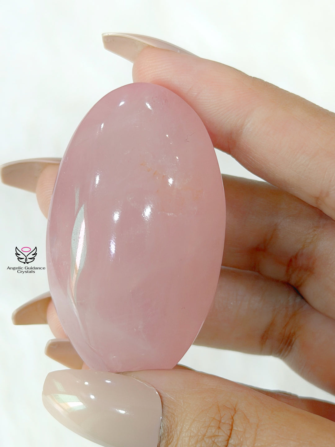Rose Quartz Tumble Large Oval