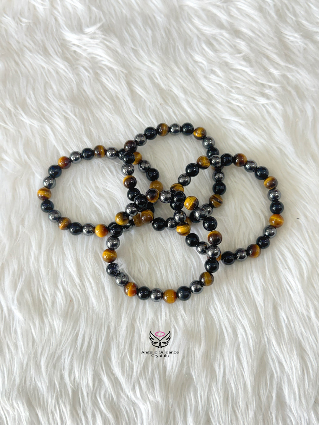 Triple Protection Bracelet 8mm Aaa