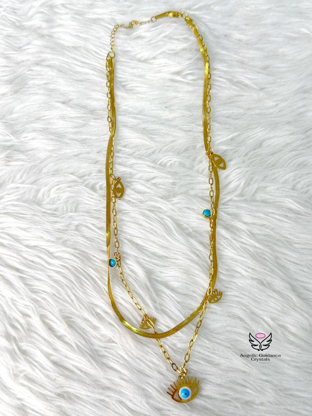 Evil Eye Anti Tarnish Necklace