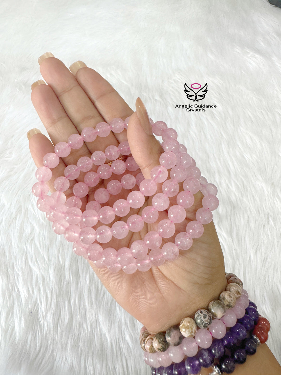 Rose Quartz Round Bracelet