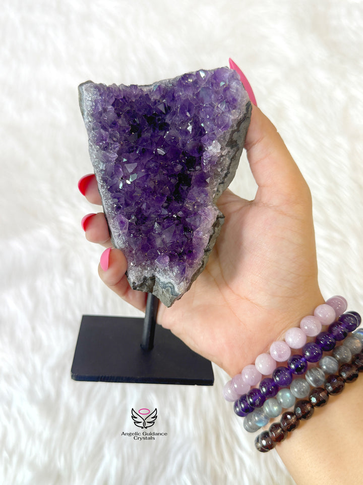 Amethyst Cluster Stand 3