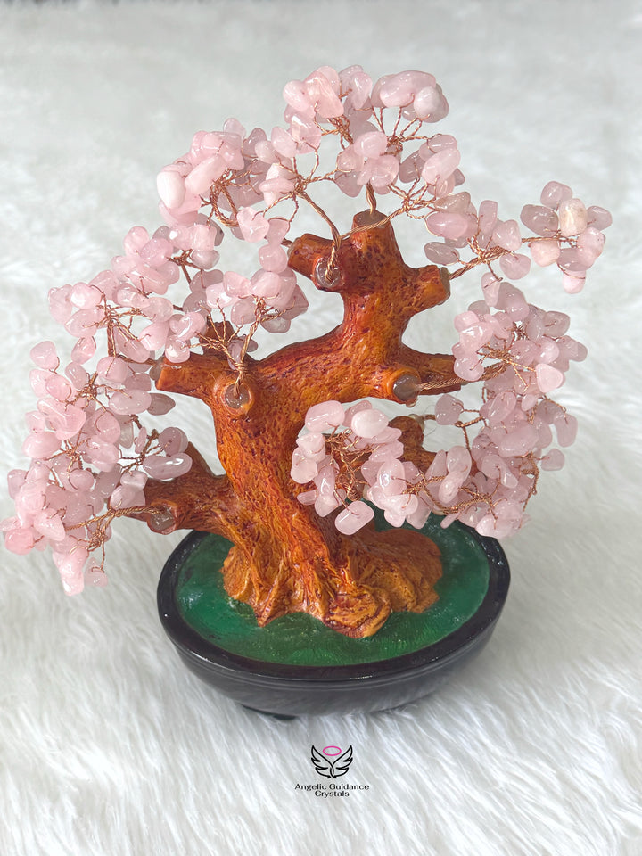Rose Quartz Love And Harmony Tree