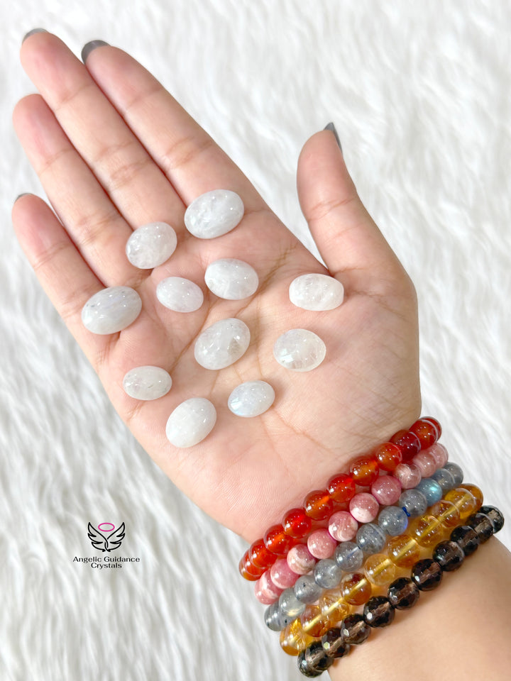 White Moonstone Cabochon