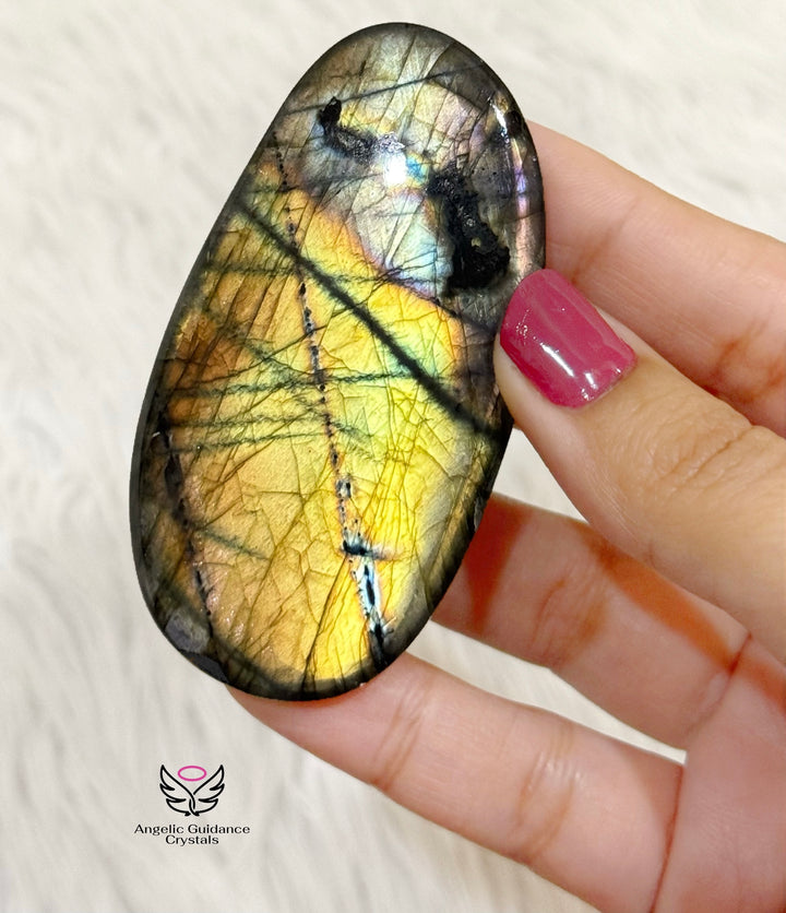 Labradorite Palm Stone 10