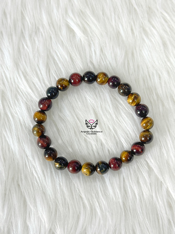 Multi Tigers Eye Bracelet AAA