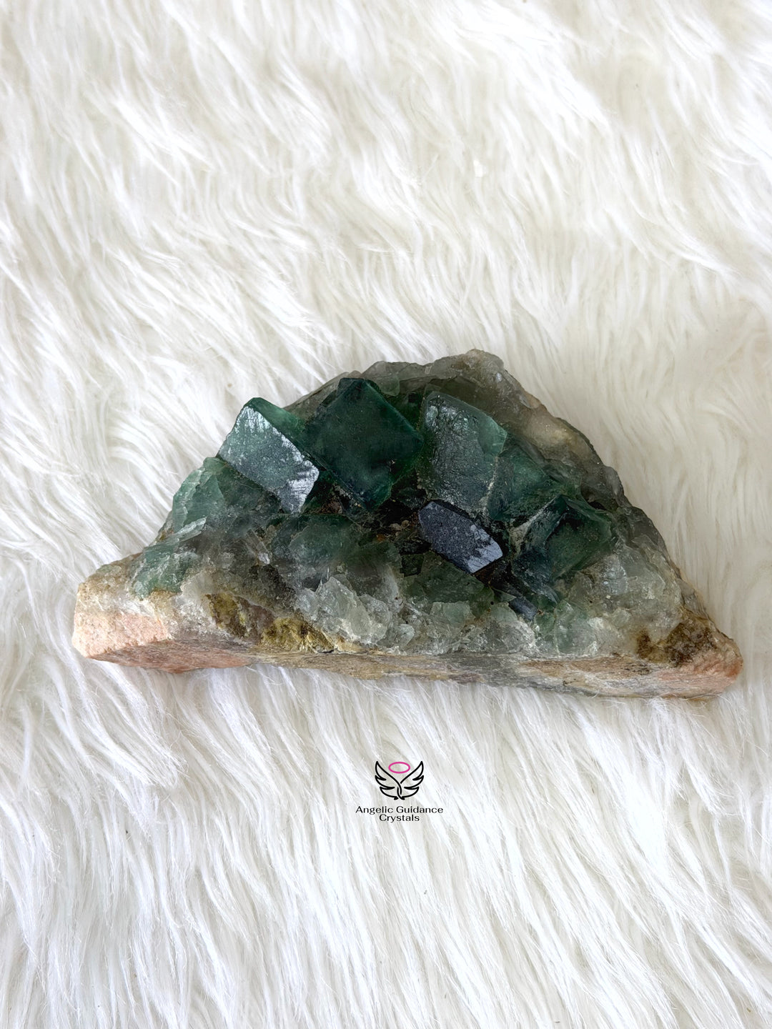 Green Fluorite Cubic Cluster 9