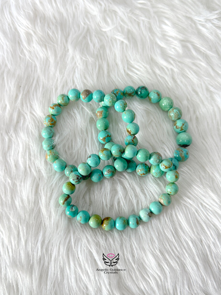 Turquoise Arizona Bracelet 10mm