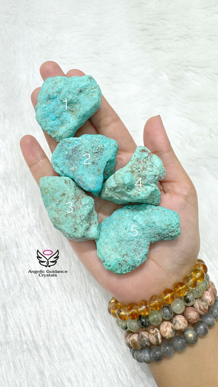 Turquoise From Arizona Large Raw Stone