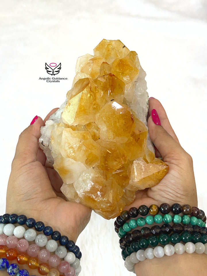 Citrine Cluster Large 1