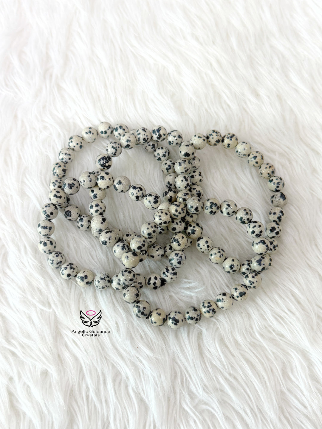 Dalmatian Jasper Bracelet 8mm
