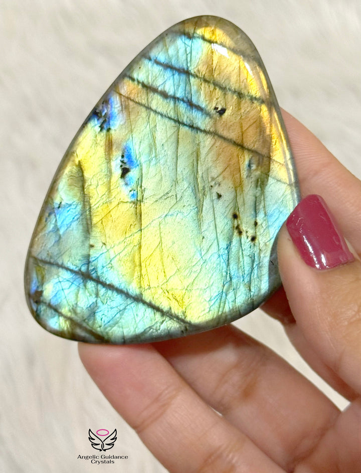 Labradorite Palm Stone 11