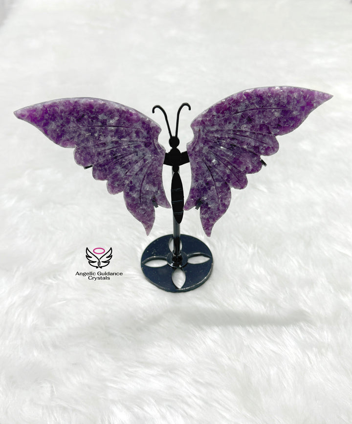 Lepidolite Butterfly