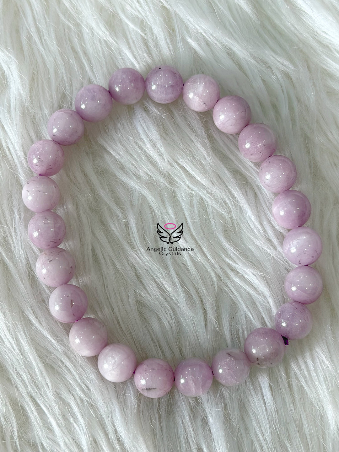 Kunzite Round Bracelet Aaa 8mm