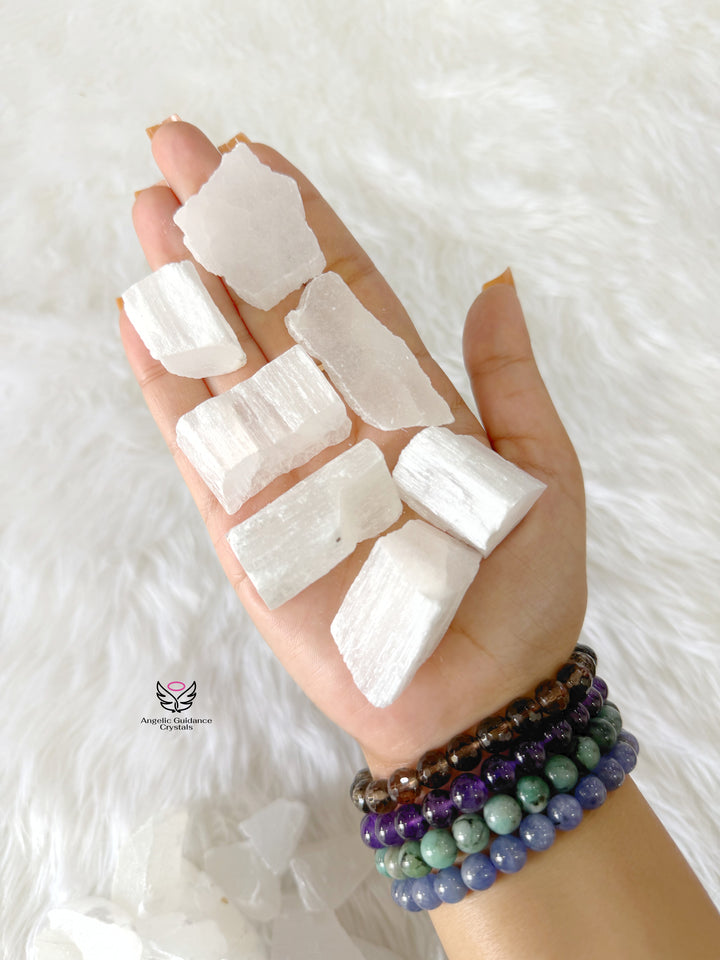 Selenite Raw Stone Small