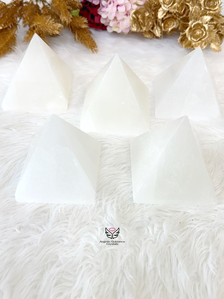 Selenite Large Pyramid