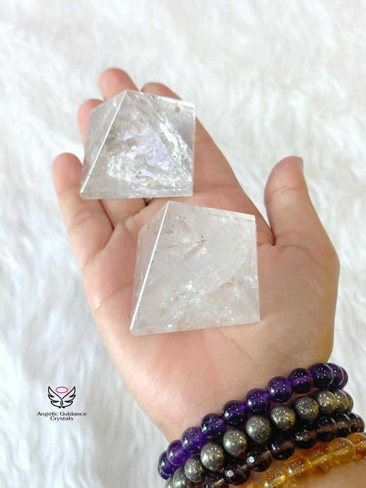Clear Quartz Pyramid Small