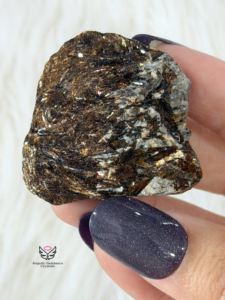 Astrophyllite Raw Stone For Transformation &amp; Growth Lot 1