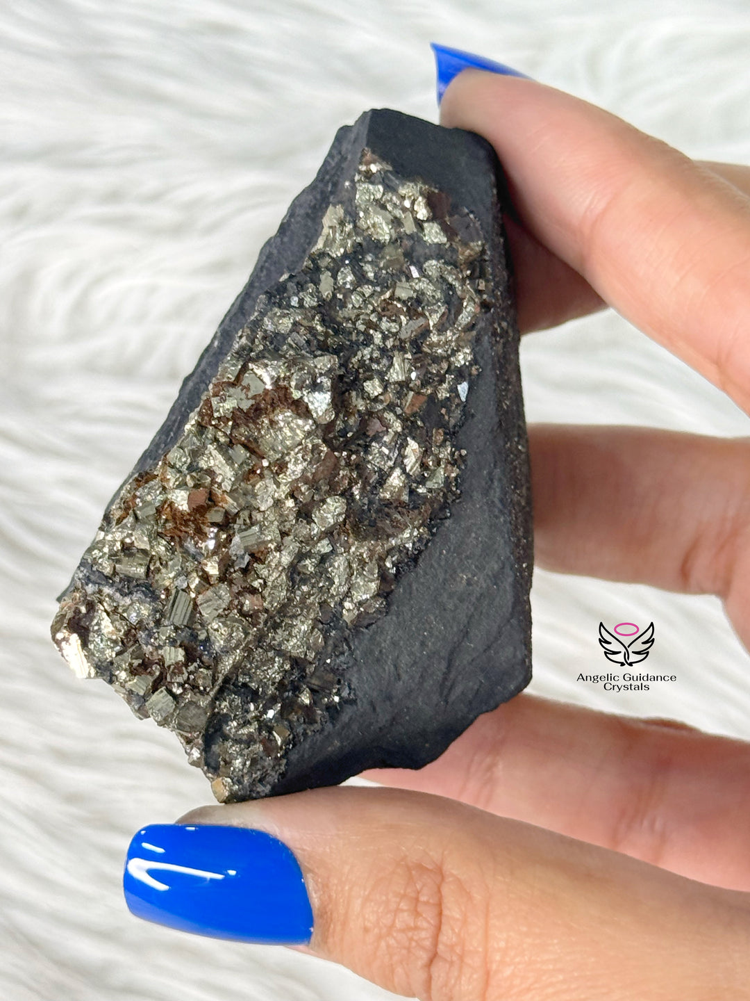 Shungite With Pyrite Rawstone Large