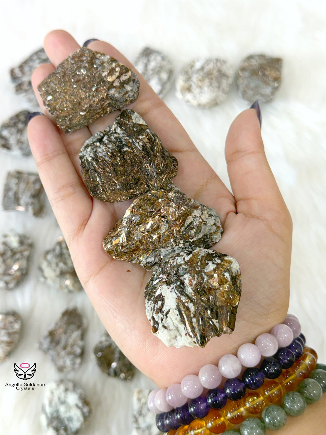 Astrophyllite Raw Stone For Transformation &amp; Growth Lot 1
