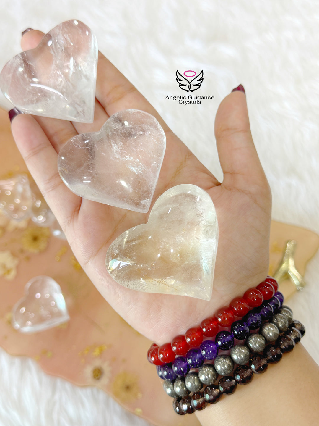 Clear Quartz Heart